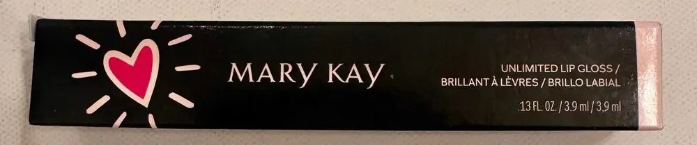 NIB Mary Kay Unlimited Lip Gloss Confident Pink 169299 .13floz